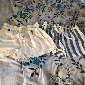 AE NWT BUNDLE High Waisted Paperbag Short